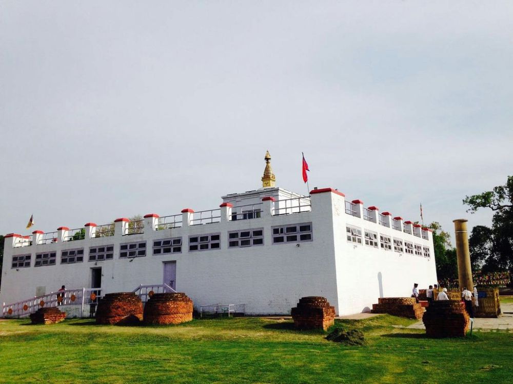 The Maya Devi Temple and the Sacred Garden in Lumbini