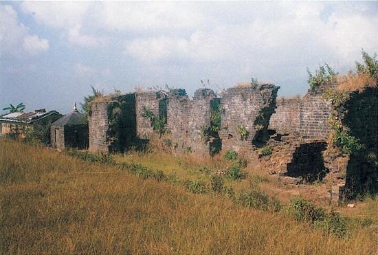 Historic Makwanpur Gadhi Fort ruins atop a hill near Hetauda